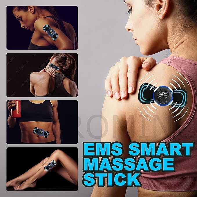 Mini Massager with 8 Modes and 19 Strength Levels,Rechargeable Electric Massager for Shoulder,Arms,Legs,Back Pain for Men and Women