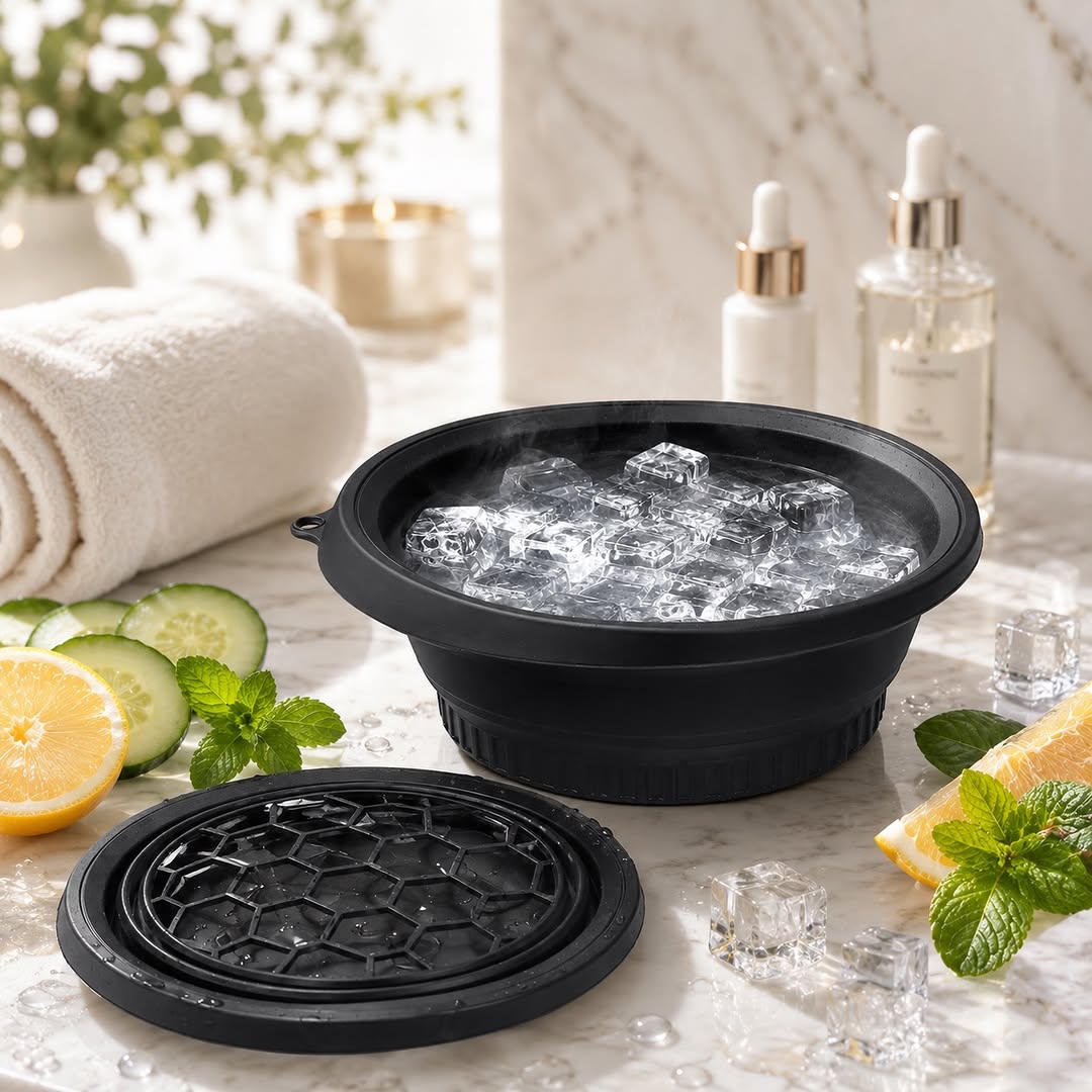 Reusable Silicone Facial Ice Bowl for Skin Care