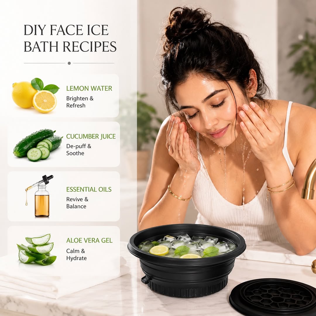 Reusable Silicone Facial Ice Bowl for Skin Care