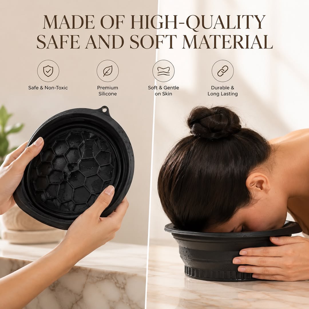 Reusable Silicone Facial Ice Bowl for Skin Care